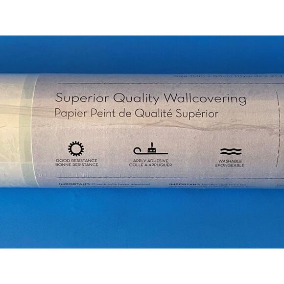 Laura Ashley Cornish Stripe Wallpaper Roll Grey Green More Available - Picture 6 of 7